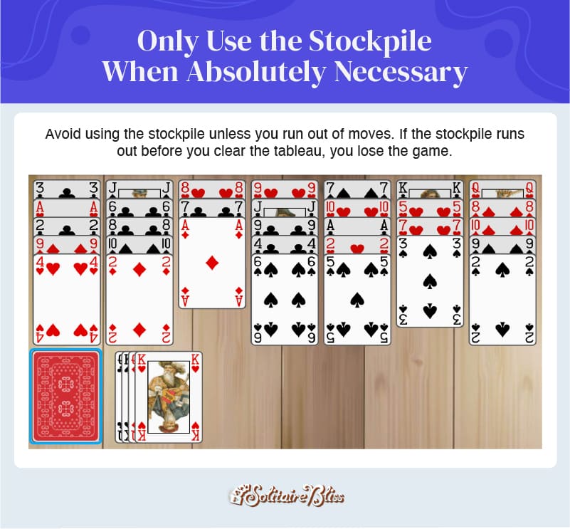 n’utiliser la pioche qu’en cas d’absolue nécessité