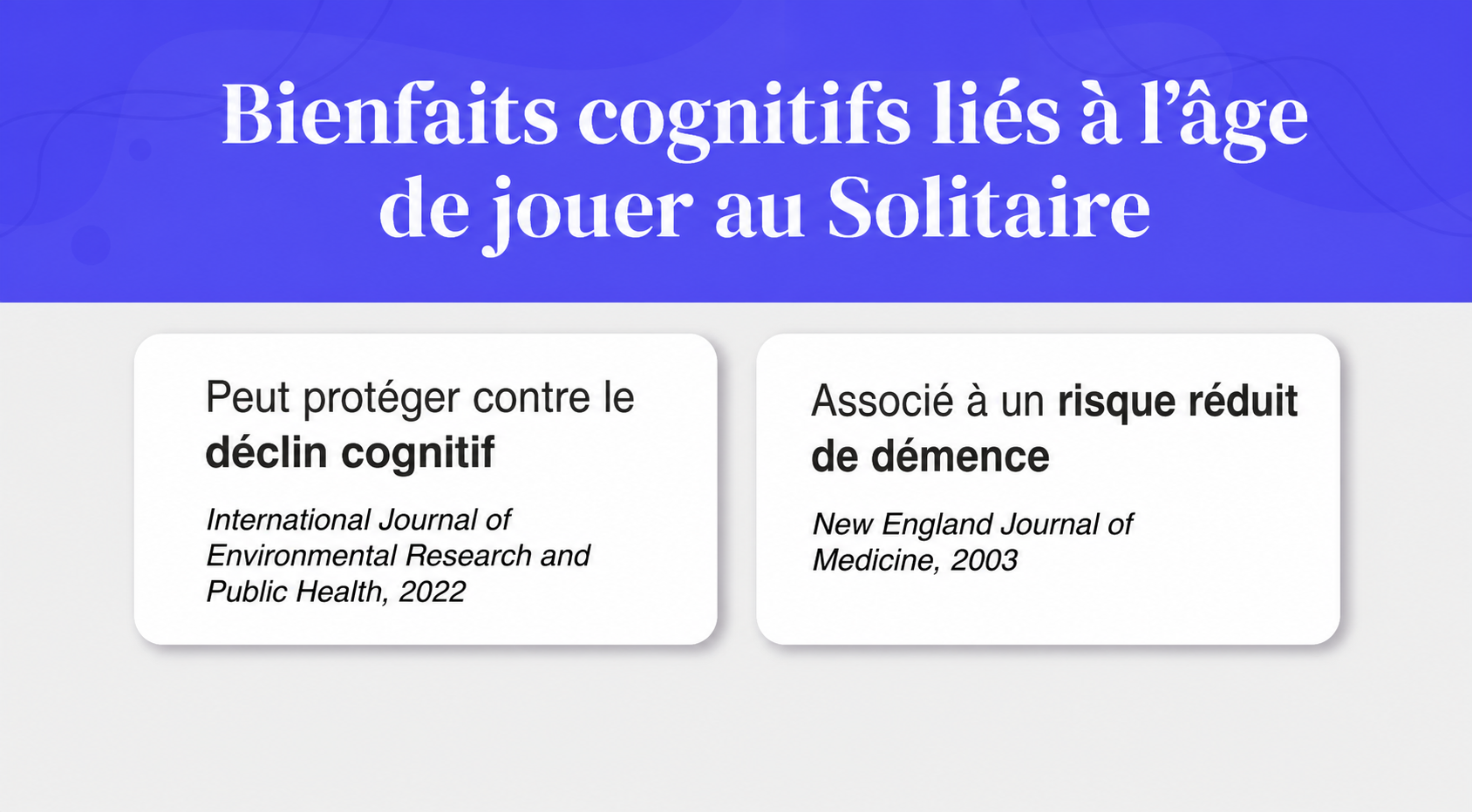 bienfaits cognitifs du solitaire