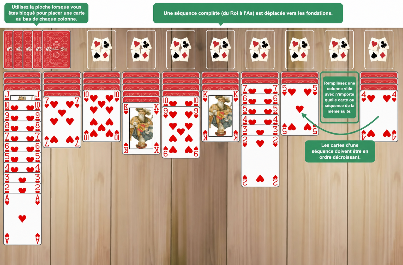 Règles de Spider Solitaire