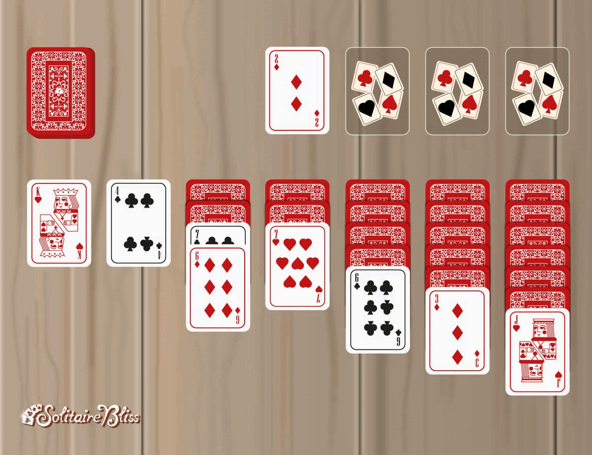 libérer des cartes face cachée