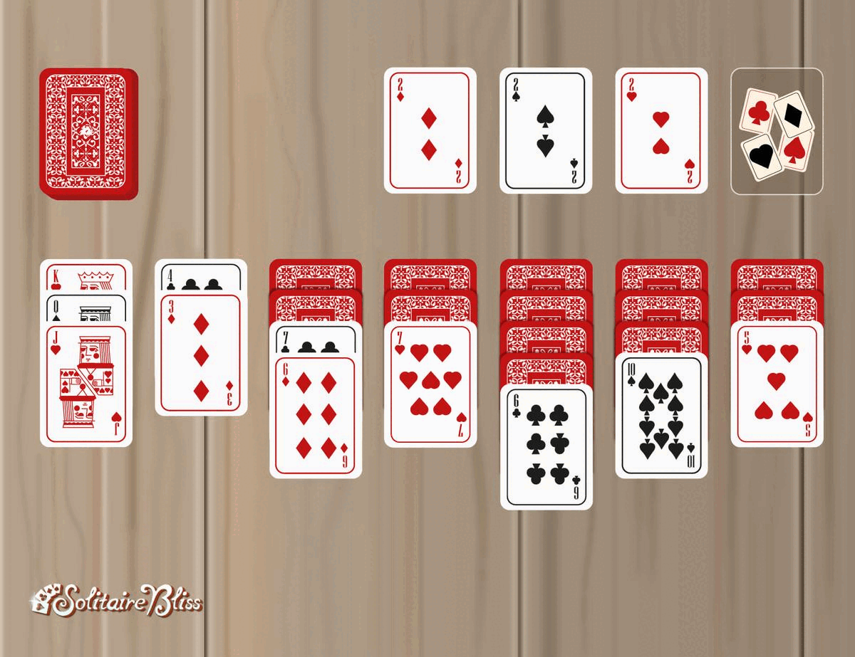 déplacer les cartes avec intention